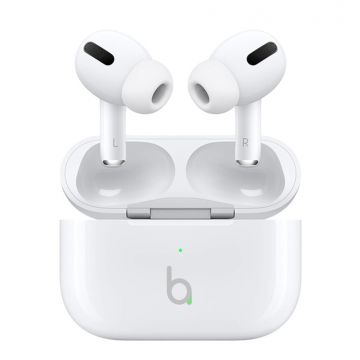 Casti Wireless AirBeats Pro, Bluetooth 5.3, HD Audio, True Stereo, Tip Airpods Compatibile cu iPhone & Android