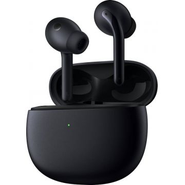 Casti Xiaomi Buds 3, True Wireless Smart Noise Reduction, calitate sunet HiFi HD, Tuning profesional HRTF, 3 microfoane, culoare Carbon Black