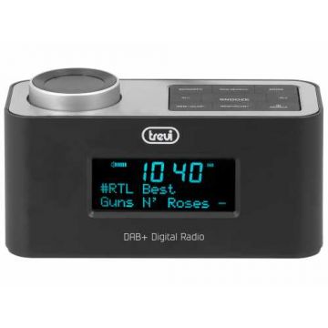 Ceas de masa cu radio FM DAB, alarma, RC 80D6 DAB Trevi