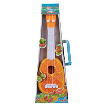 Instrument Muzical Ukulele Cu Design De Portocala