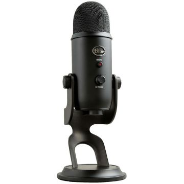 Microfon Blue Yeti USB Streaming Blackout Microfon Blue Yeti USB Streaming Blackout