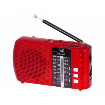 Radio AM FM SW RA 720 BT, Bluetooth, mp3, rosu Trevi