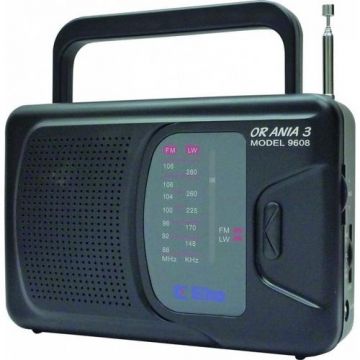 Radio, Eltra, 500 mW, 230V, 20 x 18 x 5 cm, Negru