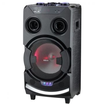 Akai Boxa portabila Akai ABTS-112 cu BT, USB, FM Radio, microfon, baterie reincarcabila