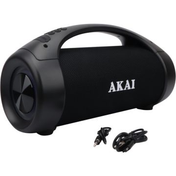 Akai Boxa portabila Akai ABTS-55, Bluetooth, waterproof, IPX5, negru