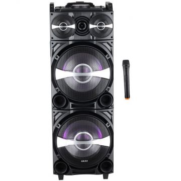 Akai Boxa portabila Akai DJ-222 cu Bluetooth, Efect DJ, Trolley