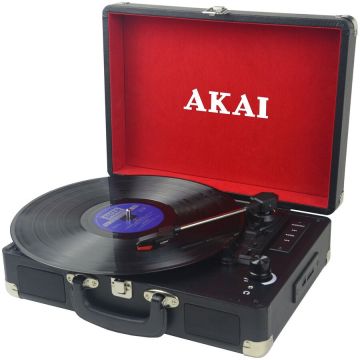Akai Pick-up AKAI ATT-E10 cu inregistrare pe USB, Negru