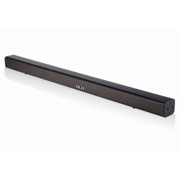 Akai Soundbar AKAI ASB-5L, 2.0 canale, 40 W, Bluetooth, USB, HDMI (ARC), Aux in, Radio FM, afisaj LED, telecomanda