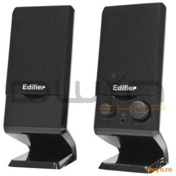 edifier Boxe 2.0, RMS: 0.6W x 2, control volum, black, EDIFIER 'M1250'