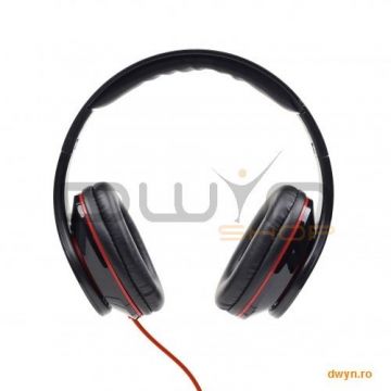 GEMBIRD Folding stereo headphones 'Detroit', black