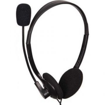 GEMBIRD Gembird microphone & stereo headphones MHS-123 with volume control, black color