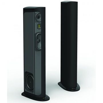 Goldenear Technology Boxe podea GOLDENEAR TRITON THREE+ cu subwoofer activ incorporat, 21Hz - 35kHz, 90dB