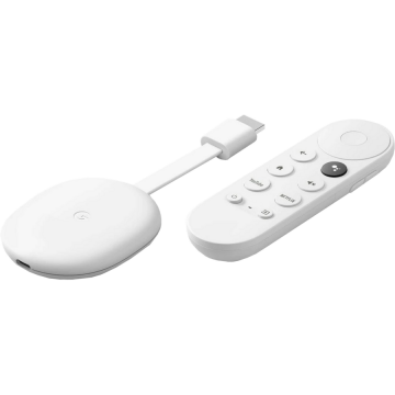 Google Google Chromecast TV, 4K, HDMI, Bluetooth, Wi-Fi, Alb
