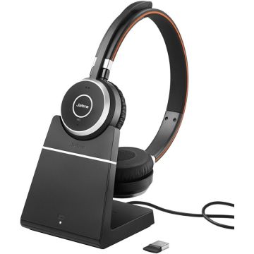 Jabra Jabra Evolve 65+ UC Stereo -  headset Inkl Landestation 6599-823-499