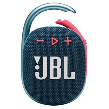 JBL Boxa Bluetooth ,JBL Clip 4 , Rezistent la apă, Rezistent la praf , Albastru, Roz