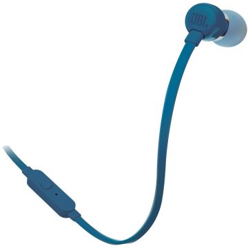 JBL Casti Audio In Ear JBL Tune 110, Cu fir, Albastru