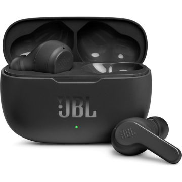 JBL Casti JBL Wave 200TWS, in-ear, True Wireless, Bluetooth, Deep Bass, IPX2, Control tactil, Negru