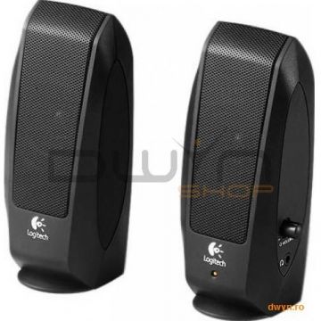 Logitech BOXE Logitech 2.0 'S120' OEM RMS power: 2.3 W (1.15W x 2), Black '980-000010' Logitech BOXE Logitech 2.0 'S120' OEM RMS power: 2.3 W (1.15W x 2), Black '980-000010'