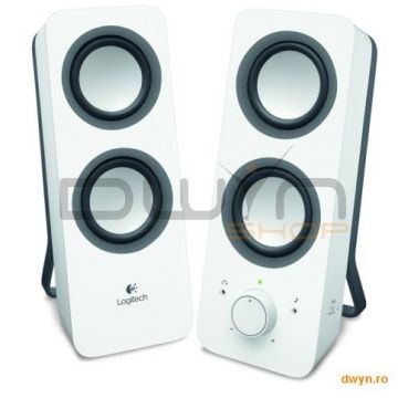 Logitech BOXE Logitech 2.0 'Z200' RMS power: 10 W , White '980-000811' Logitech BOXE Logitech 2.0 'Z200' RMS power: 10 W , White '980-000811'
