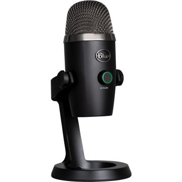 Logitech Microfon Profesional Blue Yeti Nano USB, PC & Mac, Gaming, Podcast, Streaming, Recording, Multi-Pattern, Black