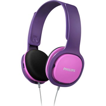 Philips Casti Audio pentru copii Over-Ear Philips, SHK2000PK/00, cu fir, Roz-Mov