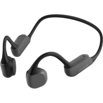 Philips Casti audio sport in ear Philips TAA6606BK/00, IP67, Bluetooth, autonomie 9 ore, Negru