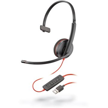 POLY Casca Call Center Plantronics Blackwire C3210 Usb-A Monoaural