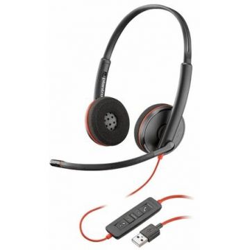 POLY Casca Call Center Plantronics Blackwire C3220 Usb-A Binaural