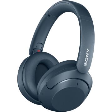 Sony Casti Over the Ear Sony WHXB910NL, Extra Bass, Noise cancelling, Wireless, Bluetooth, Autonomie 30 ore, Microfon, Albastru