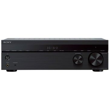 Sony Receiver AV SONY STR-DH590, 5.2 canale, Hi-Res, 4K HDR, 3D, 5 x 145 W, Amplificator, Bluetooth, Tuner FM, Negru