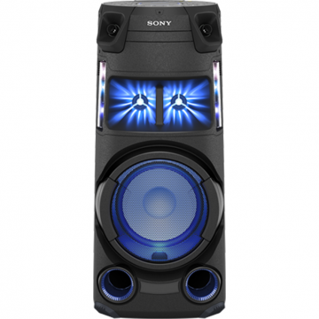 Sony Sistem audio High Power SONY MHC-V43D, Jet Bass Booster, Bluetooth, Party lights, Radio, Negru