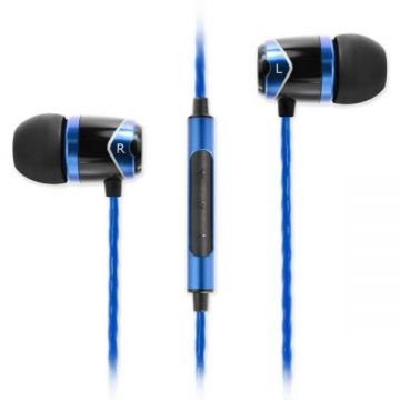 SOUNDMAGIC Casti SoundMAGIC E10C In-Ear, albastru/negru