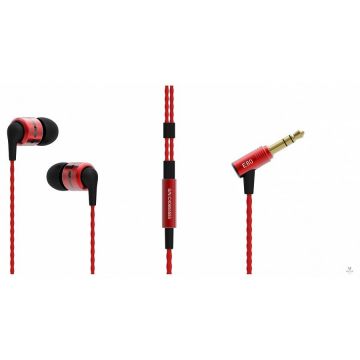 SOUNDMAGIC Casti SoundMAGIC E80 In-Ear, rosu