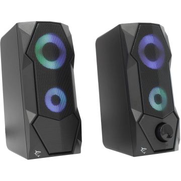 White Shark Boxa White Shark GSP-634 FLOW 2.0 5W (2x2.5W),  efect de lumină LED RGB, Negru