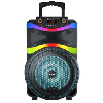 Akai Boxa portabila Akai ABTS-X4, Bluetooth, 25W, FM, Negru