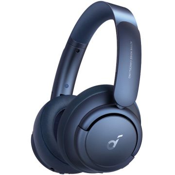 Anker Casti Wireless Over-Ear Anker Soundcore Life Q35, Multi Mode Activ Noise Cancelling, MultiPoint, Albastru Anker Casti Wireless Over-Ear Anker Soundcore Life Q35, Multi Mode Activ Noise Cancelling, MultiPoint, Albastru