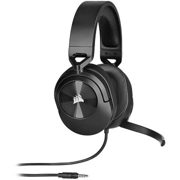 CORSAIR Casti Gaming cu microfon Corsair HS55 Surround, Dolby Audio Over-head, 20Hz - 20 kHz, 32k Ohms @ 1 kHz, Lungime cablu: 1.8m, carbon Corsair HS55 Surround Headset, Carbon Jk