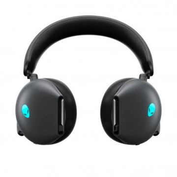 Dell Casti cu microfon Dell Alienware Tri-Mode Wireless, Lunar Light