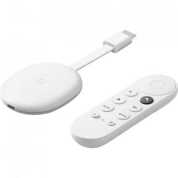 Google Mediaplayer Google Chromecast With Google TV (HD) 2022 Snow Alb