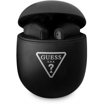 Guess Casti In-Ear Guess Triangle Logo, Bluetooth, Negru Matt