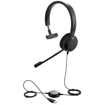 Jabra Casca cu microfon Jabra Evolve 20 MS Mono, Black