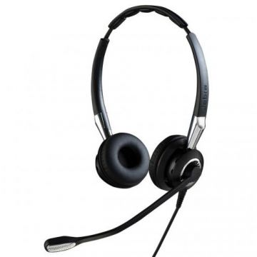Jabra Casti cu microfon Jabra BIZ 2400 II Duo CC Microsoft, USB, Black-Silver Jabra Casti cu microfon Jabra BIZ 2400 II Duo CC Microsoft, USB, Black-Silver
