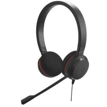 Jabra Casti cu microfon Jabra EVOLVE 20 UC Stereo, USB-C, Black