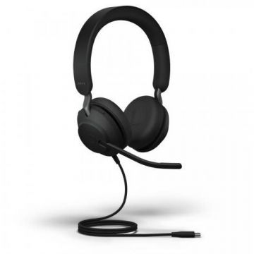 Jabra Casti cu microfon, Jabra Evolve2 40, USB-A, MS Stereo