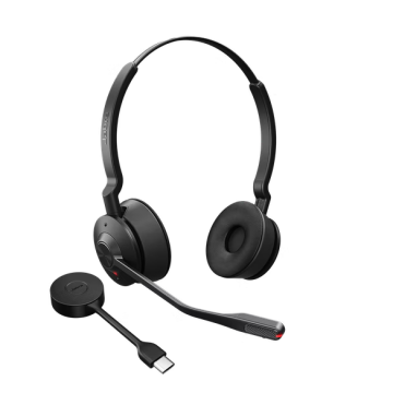 Jabra Casti Jabra Engage 55, Stereo, USB-C, UC, Negru