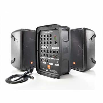 JBL Boxe active portabile 300W JBL EON 208P, 2 cai, mixer incorporat