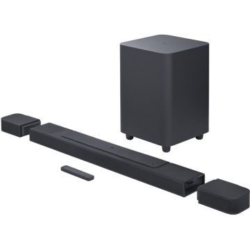 JBL Soundbar JBL BAR 1000, 7.1.4, Dolby Atmos, Multibeam, DTS:X, Wi-Fi, Airplay, Negru