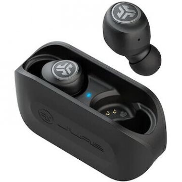 JLab Casti In-Ear JLAB Go Air, True Wireless, Bluetooth, microfon, autonomie 5 ore, negru