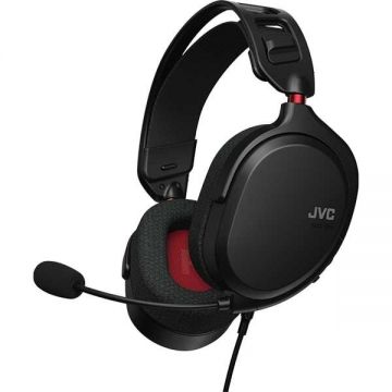 JVC Casti Gaming JVC GG-01-B-Q, stereo, 3.5mm, Negru