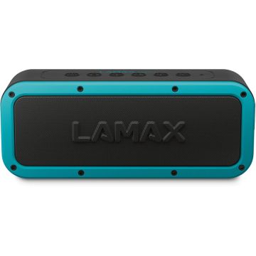 LAMAX Difuzor Bluetooth LAMAX Storm1, 40 W, baterie 6600 mAh, Bluetooth ver. 5.0, NFC, USB-C, Micro-SD, conector jack de 3,5 mm, impermeabil IP67, TWS, negru-turcoaz LAMAX Difuzor Bluetooth LAMAX Storm1, 40 W, baterie 6600 mAh, Bluetooth ver. 5.0, NFC, USB-C, Micro-SD, conector jack de 3,5 mm, impermeabil IP67, TWS, negru-turcoaz